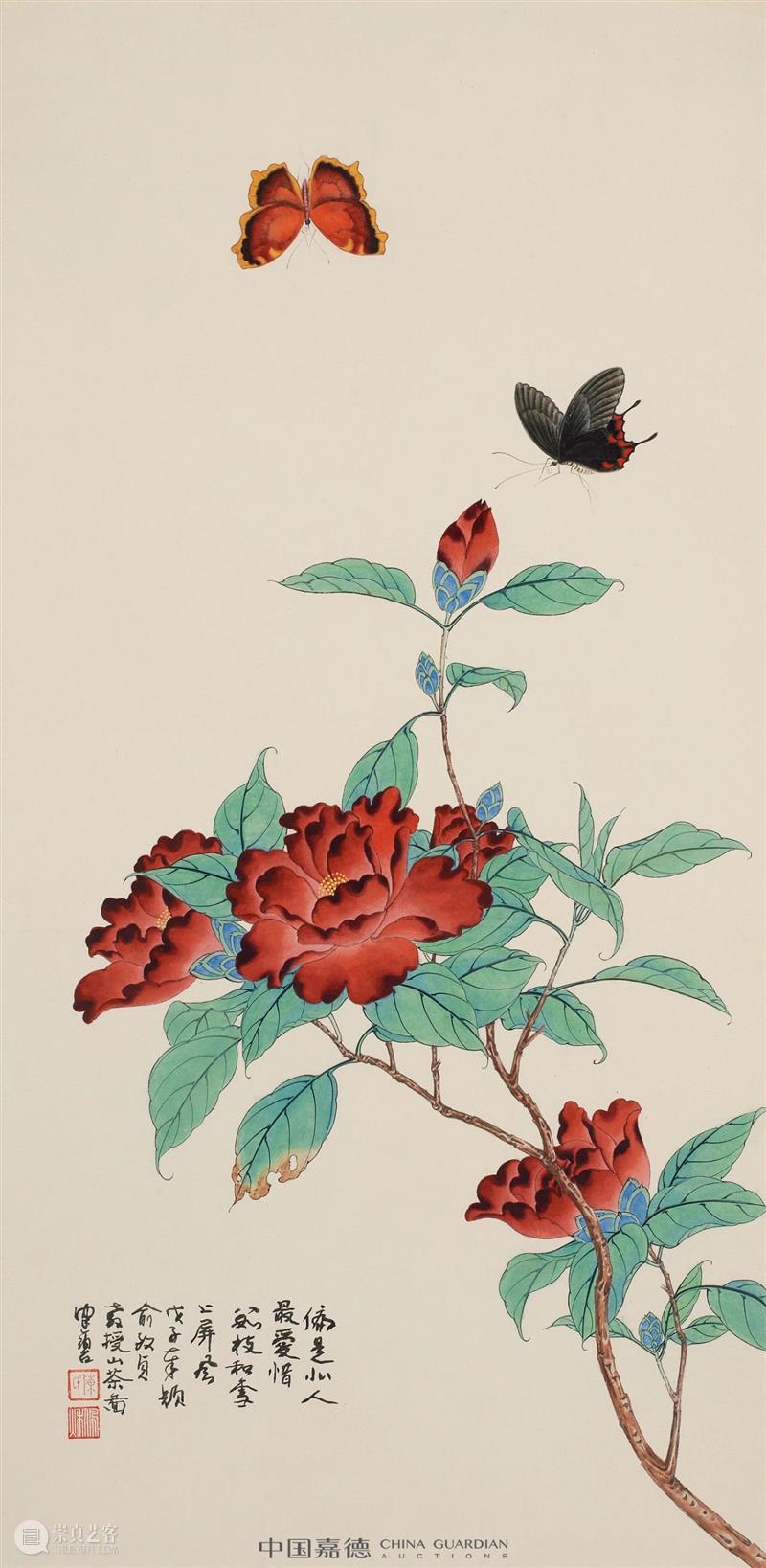 【花花视界】 山茶花开春未归,春归正值花盛时 花花 视界 山茶花开春 春归正值花盛时 山茶花 花卉 重瓣 红色 白色 北魏 崇真艺客