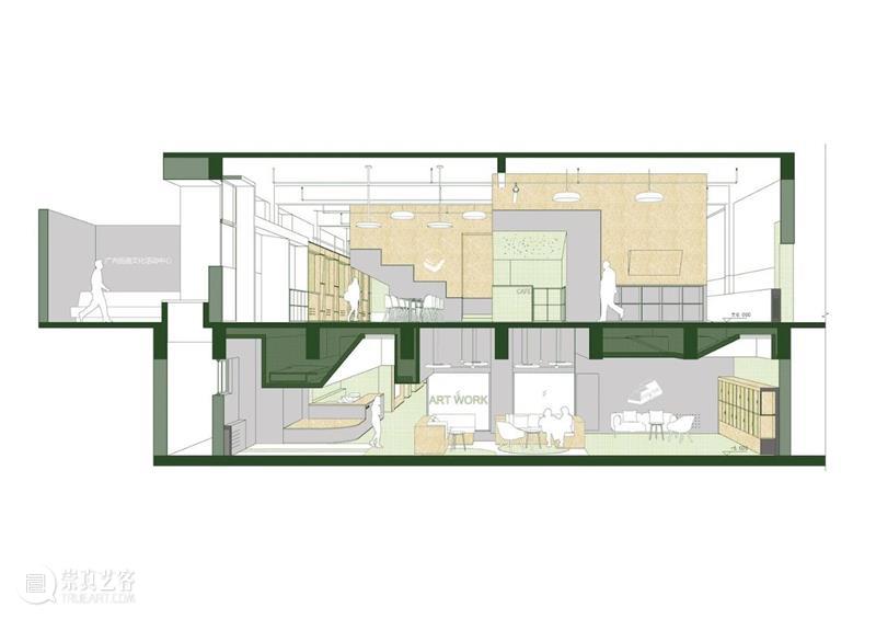 北京广安门内街道文化活动中心，植入几何体 / MAT 超级建筑事务所 建筑 文化 中心 几何体 MAT 事务所 北京 广安门内街道 空间 唐康 崇真艺客