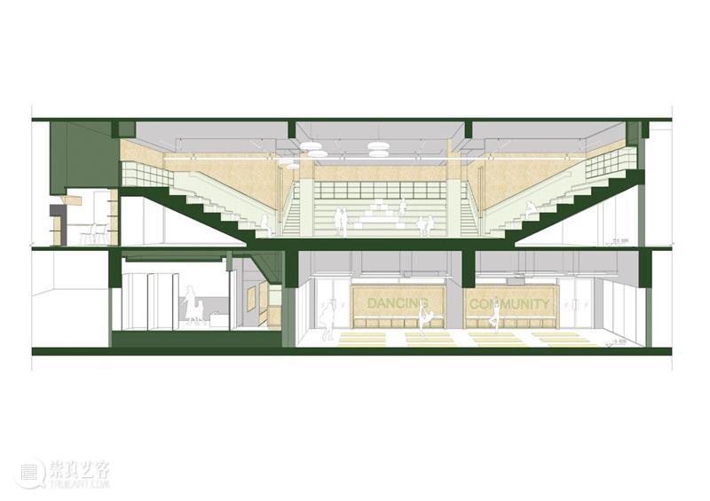 北京广安门内街道文化活动中心，植入几何体 / MAT 超级建筑事务所 建筑 文化 中心 几何体 MAT 事务所 北京 广安门内街道 空间 唐康 崇真艺客