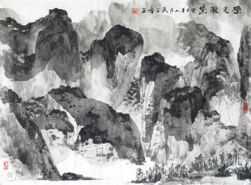 追古诵今  新意万象 ——赏析武千嶂的水墨山水画品 艺术评论 陈恳 笔墨 山水画 武千嶂 山水 万象 泼墨 书画 新意 气韵 水墨山水画 陈恳 崇真艺客