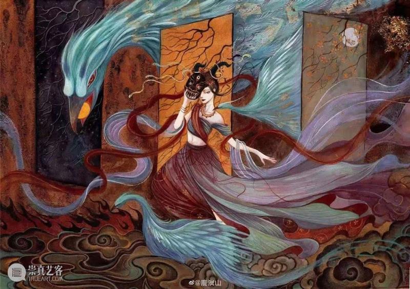 如何成为国风商业插画师？ 国风商业插画师 极致 国风 插画 商业 疑问 溟山 老师 潮流 技巧 崇真艺客