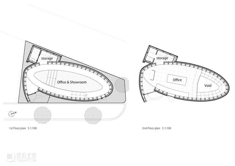 Maruhon 木制造商办公室及展厅 / KATORI archi+design associates 办公室 展厅 制造商 Maruho Mizusaki 福冈市 住宅区 Maruhon 日本 西部 崇真艺客