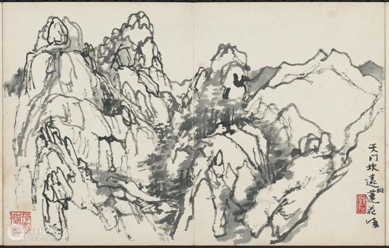 小粟说展第八期丨笔底云烟——刘海粟和他的黄山写生 刘海粟 笔底 云烟 黄山 小粟 诞辰 刘海粟美术馆 系列 黄山写生 美国科罗拉多大峡谷 崇真艺客