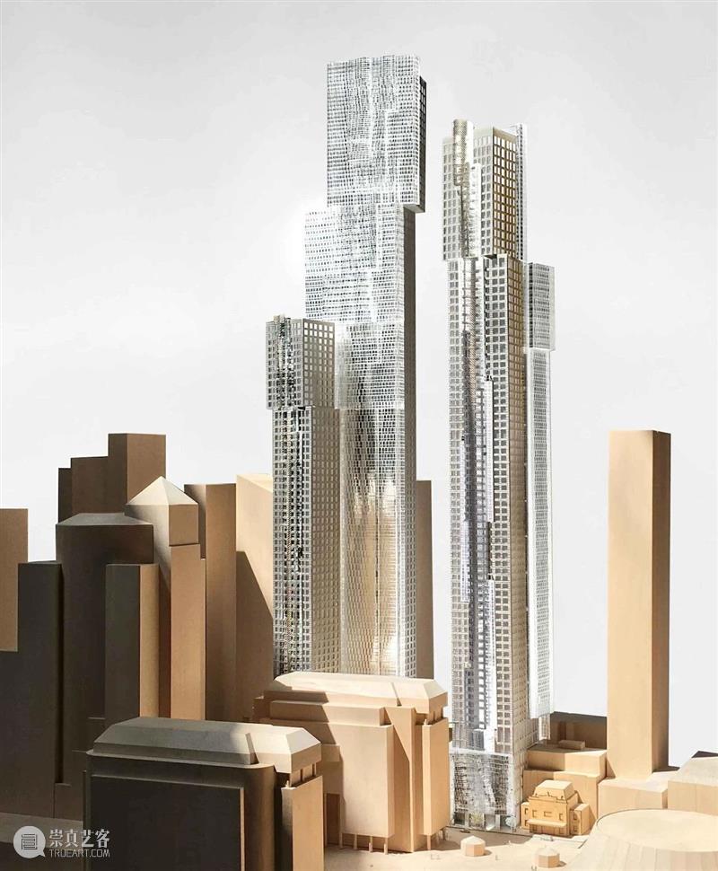 弗兰克·盖里事务所最高建筑：‘多伦多双塔楼’方案公布 弗兰克 盖里 建筑 事务所 多伦多 双塔楼 方案 LLP 地标公寓 塔楼 崇真艺客