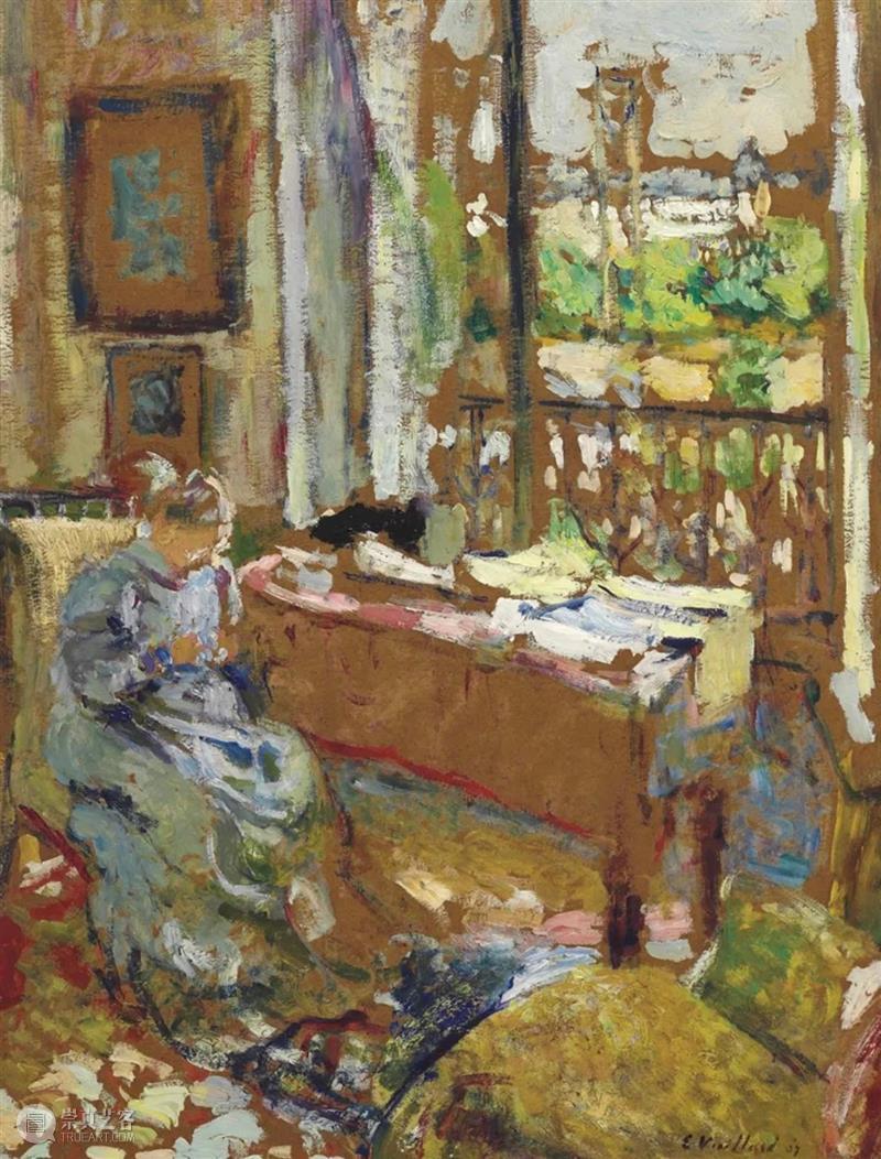【IFA-艺术赏析】Edouard Vuillard | 纳比派画家  刘灿 Edouard 画家 艺术 IFA 法国 纳比派 古依索 图形 艺术家 维亚尔 崇真艺客