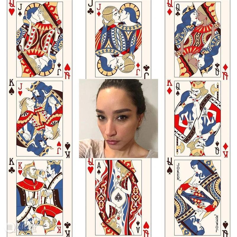 情迷扑克牌  中国美术精选 扑克牌 伊朗 广告 插画家 概念 画家 版画 系列 方式 主题 崇真艺客
