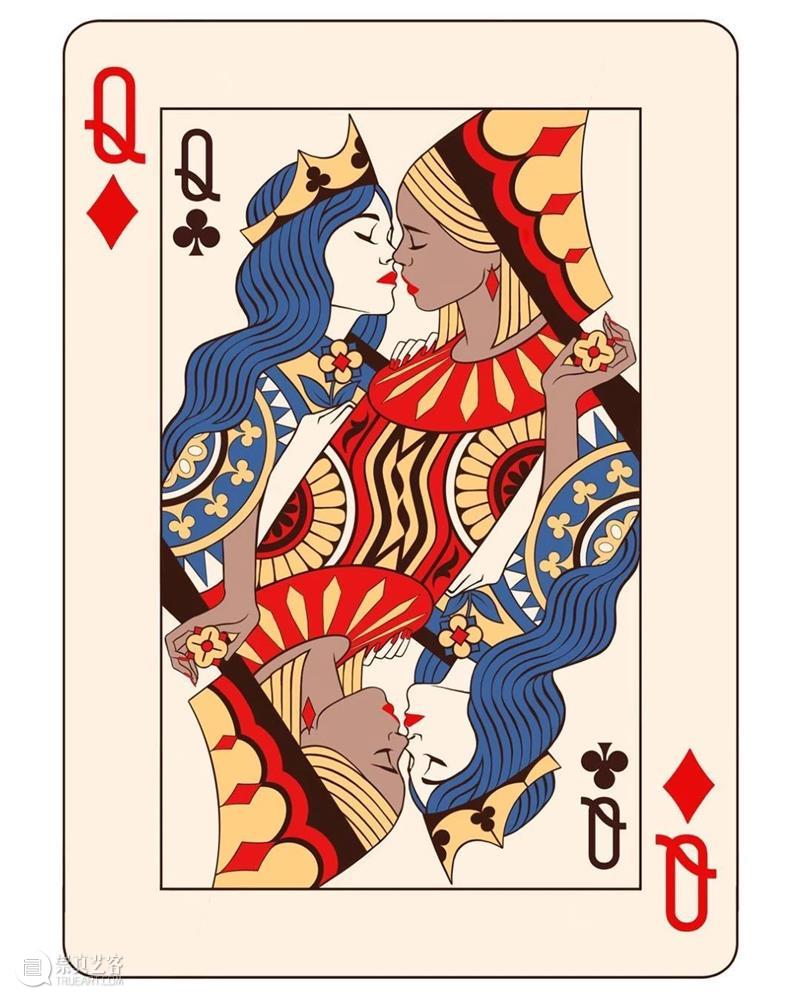 情迷扑克牌  中国美术精选 扑克牌 伊朗 广告 插画家 概念 画家 版画 系列 方式 主题 崇真艺客