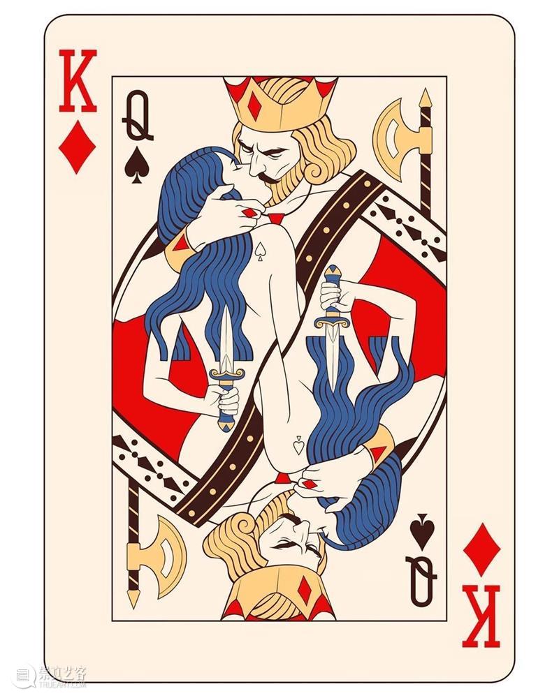 情迷扑克牌  中国美术精选 扑克牌 伊朗 广告 插画家 概念 画家 版画 系列 方式 主题 崇真艺客