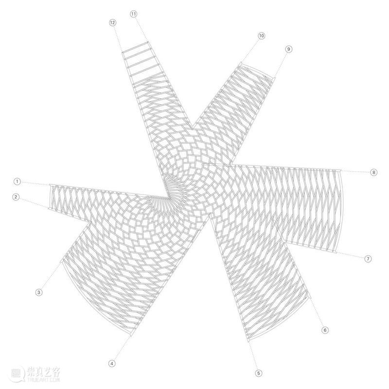 互承框架古老结构，比利时文化展厅 / LIST + Hideyuki Nakayama 展厅 框架 结构 比利时 文化 Jeroen 模型 几何 布局 新馆 崇真艺客