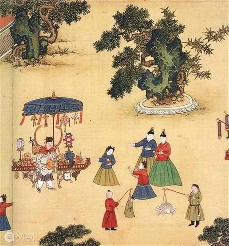 节日里的美术馆——关于春节的艺术作品（三） 节日 美术馆 艺术 作品 上元节 元夕 灯节 中国 时间 习俗 崇真艺客