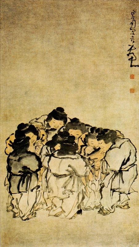 节日里的美术馆——关于春节的艺术作品（三） 节日 美术馆 艺术 作品 上元节 元夕 灯节 中国 时间 习俗 崇真艺客