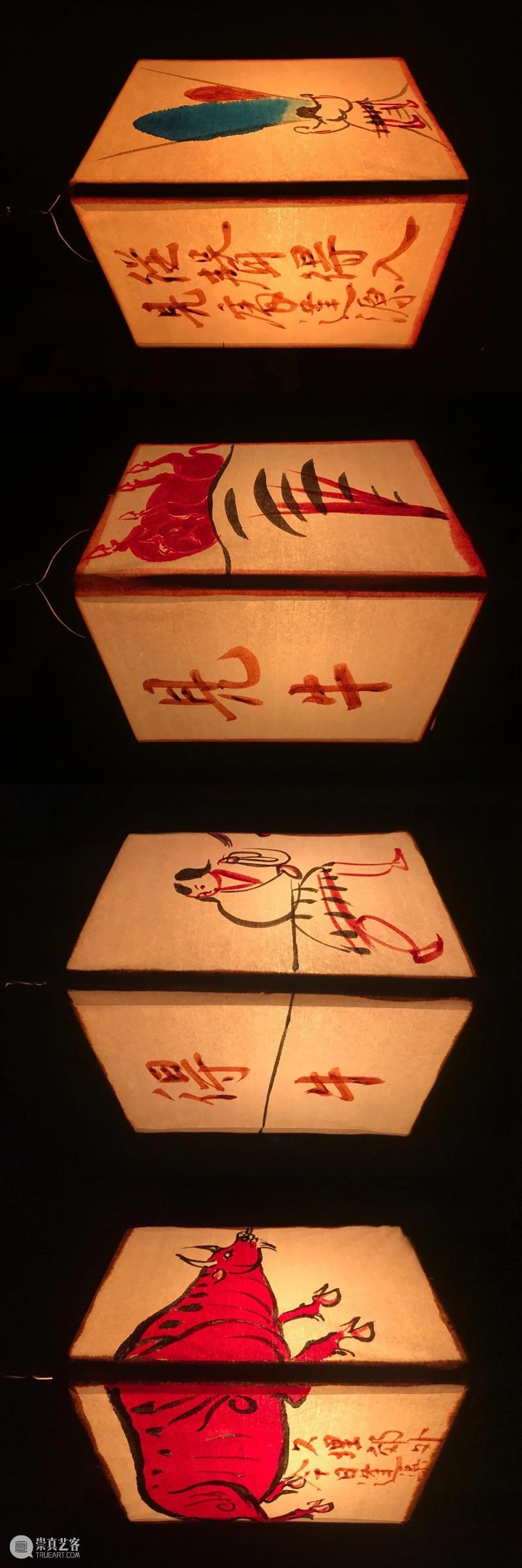 仝天庆|十牛灯图 仝天庆 Tong 十牛图 Pictures Bull高粱秸 蜡烛 宣纸 水墨 颜色 straw 崇真艺客