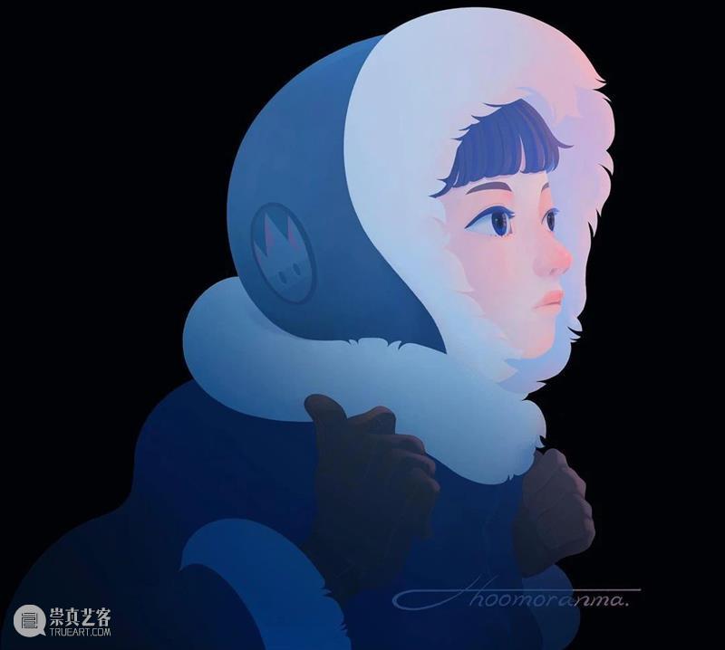 这是什么神仙配色 配色 神仙 日本 插画师@Choomoranma 人像 插画 风格 色彩 美感 作品 崇真艺客