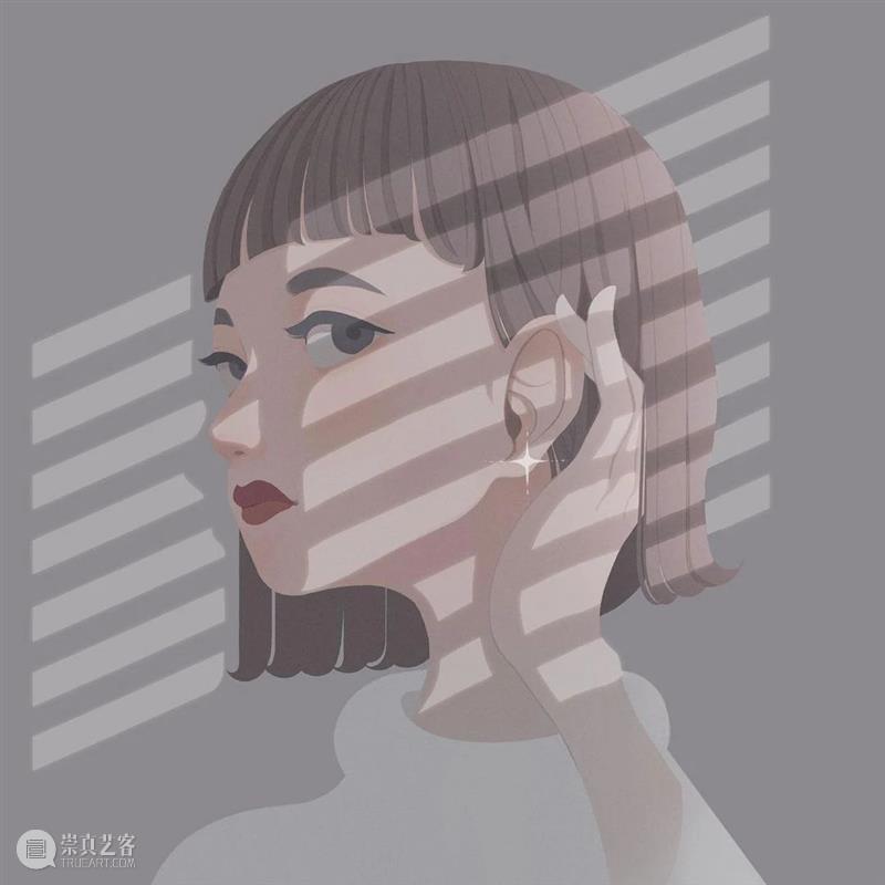 这是什么神仙配色 配色 神仙 日本 插画师@Choomoranma 人像 插画 风格 色彩 美感 作品 崇真艺客