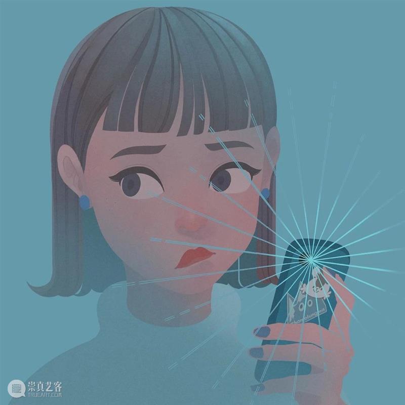 这是什么神仙配色 配色 神仙 日本 插画师@Choomoranma 人像 插画 风格 色彩 美感 作品 崇真艺客
