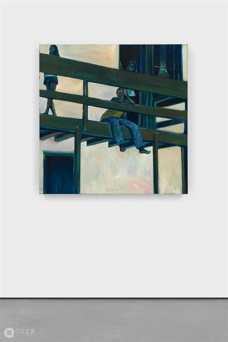 卓纳线上展厅 | 诺亚·戴维斯《另一处阳台》（Noah Davis） 卓纳 线上 展厅 诺亚 Davis 戴维斯 阳台 画廊 杰作 单元 崇真艺客