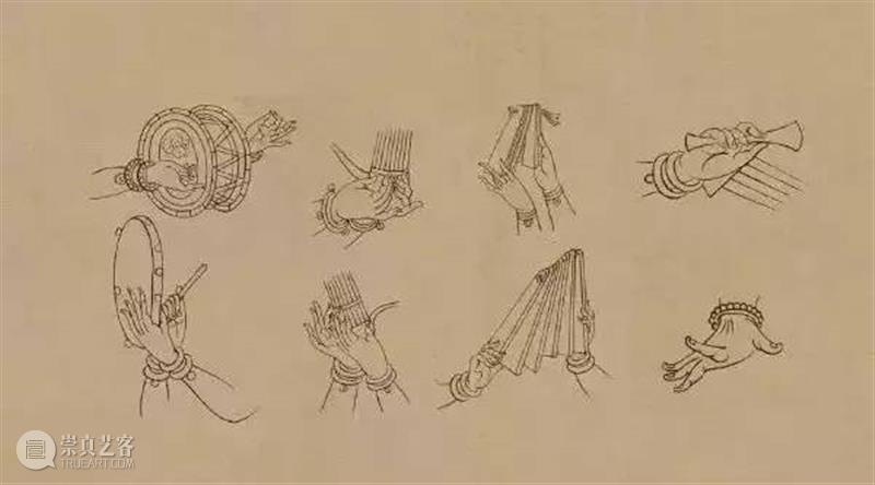 图集丨莫高窟石窟线描稿200图  中国舞台美术学会 崇真艺客