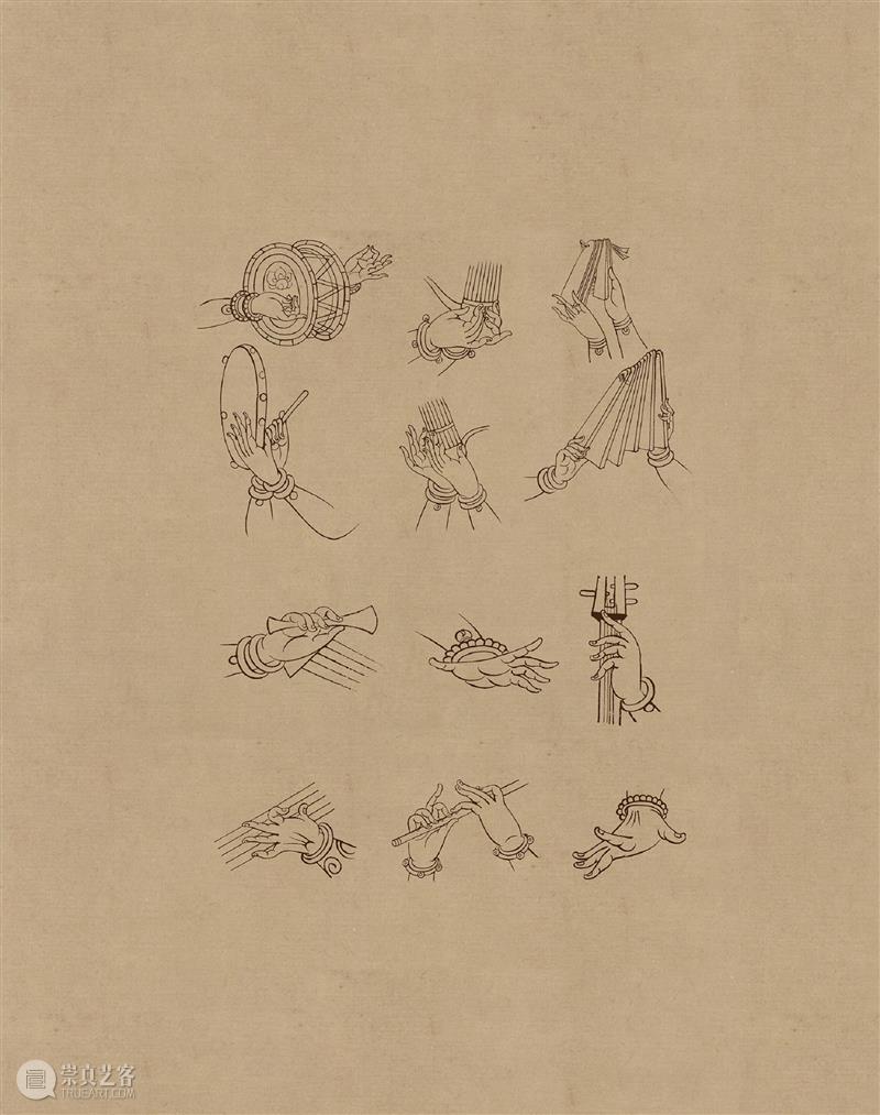 图集丨莫高窟石窟线描稿200图  中国舞台美术学会 崇真艺客