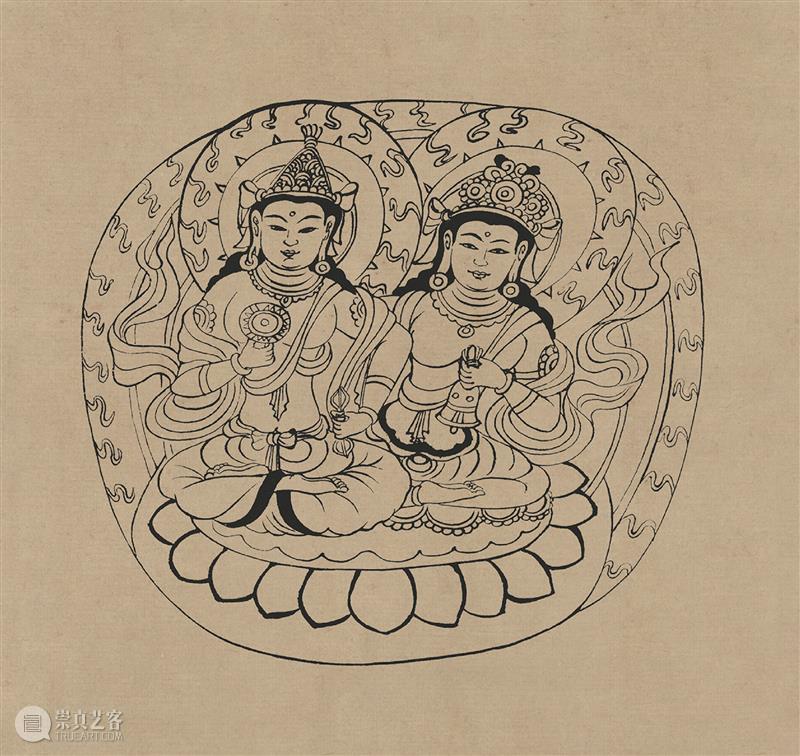 图集丨莫高窟石窟线描稿200图  中国舞台美术学会 崇真艺客