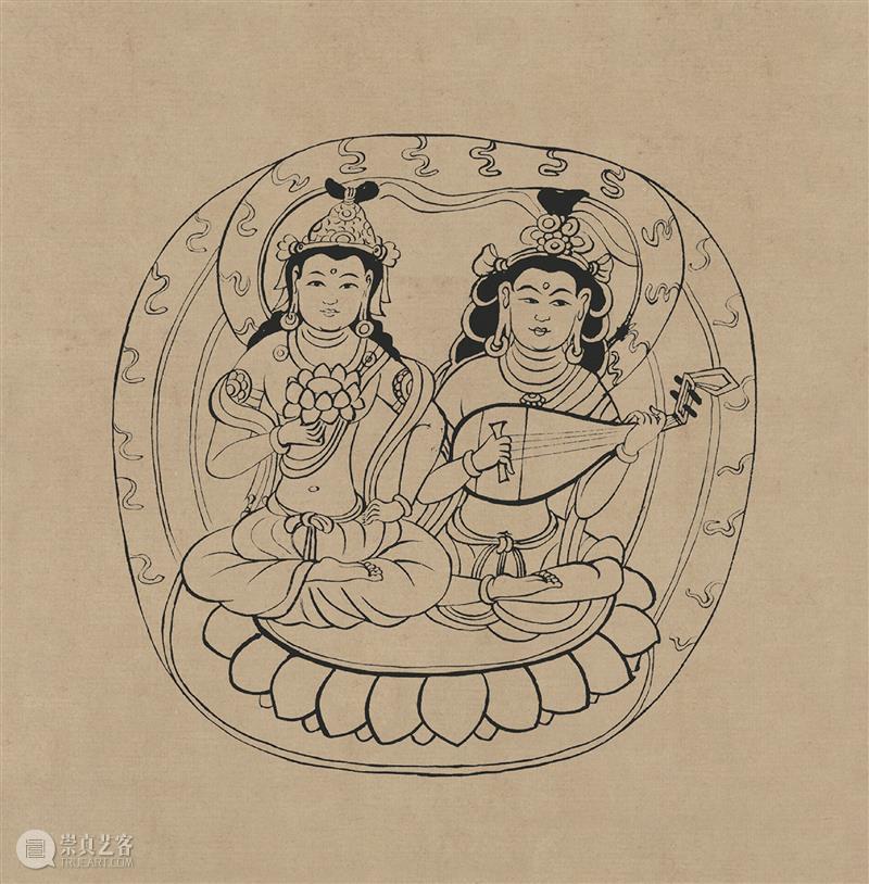 图集丨莫高窟石窟线描稿200图  中国舞台美术学会 崇真艺客