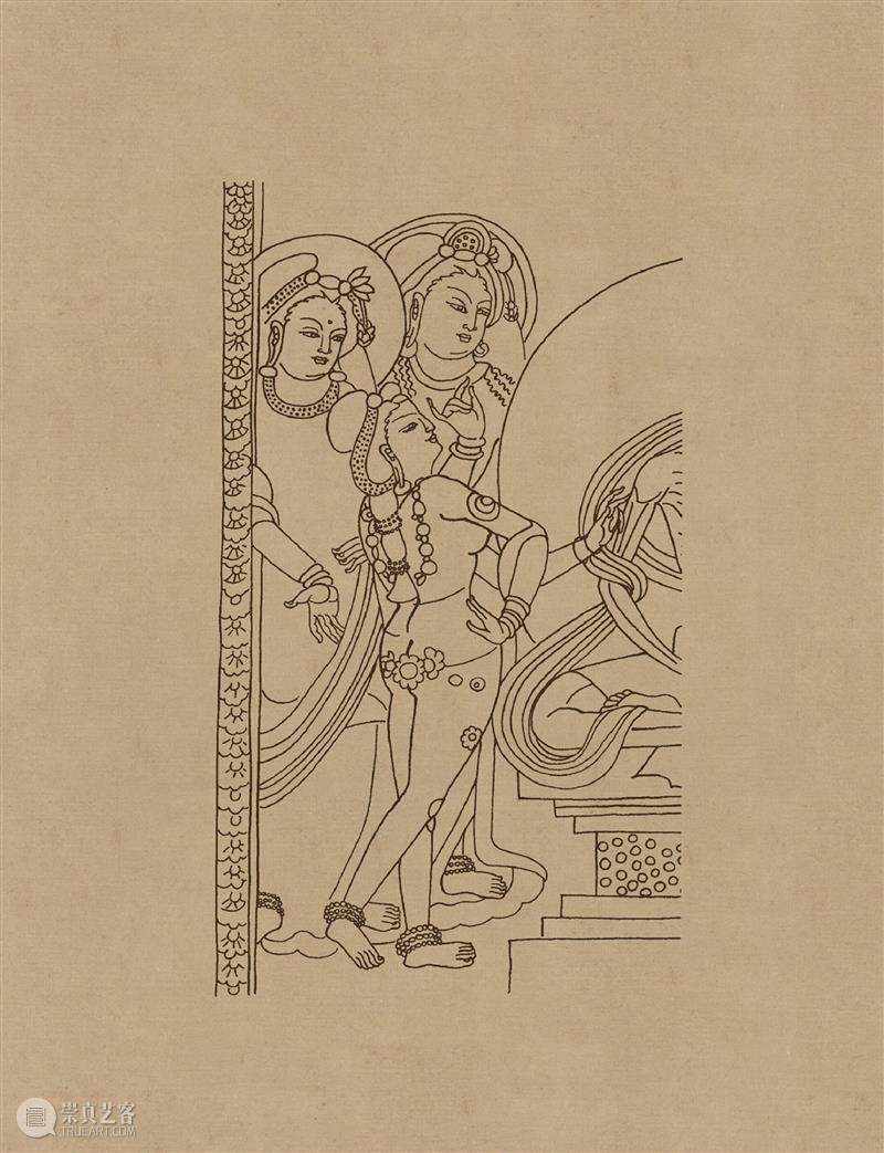 图集丨莫高窟石窟线描稿200图  中国舞台美术学会 崇真艺客