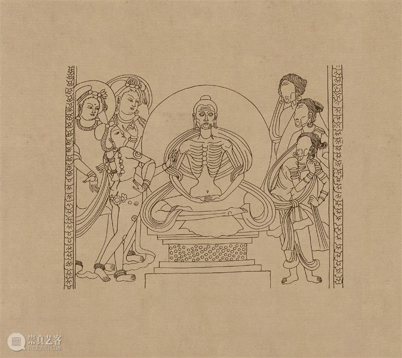 图集丨莫高窟石窟线描稿200图  中国舞台美术学会 崇真艺客