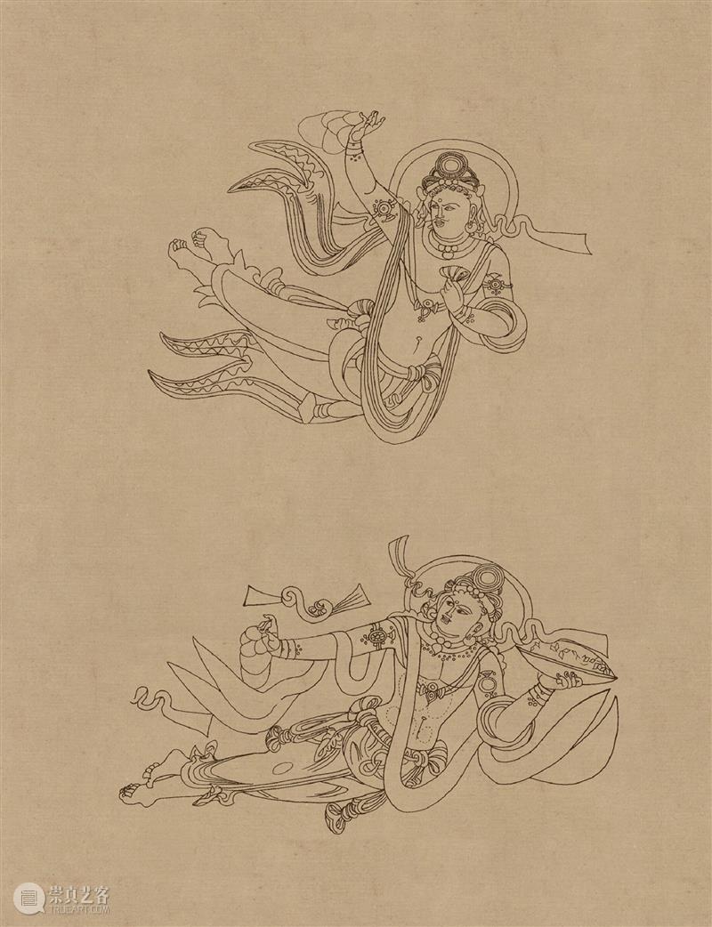 图集丨莫高窟石窟线描稿200图  中国舞台美术学会 崇真艺客