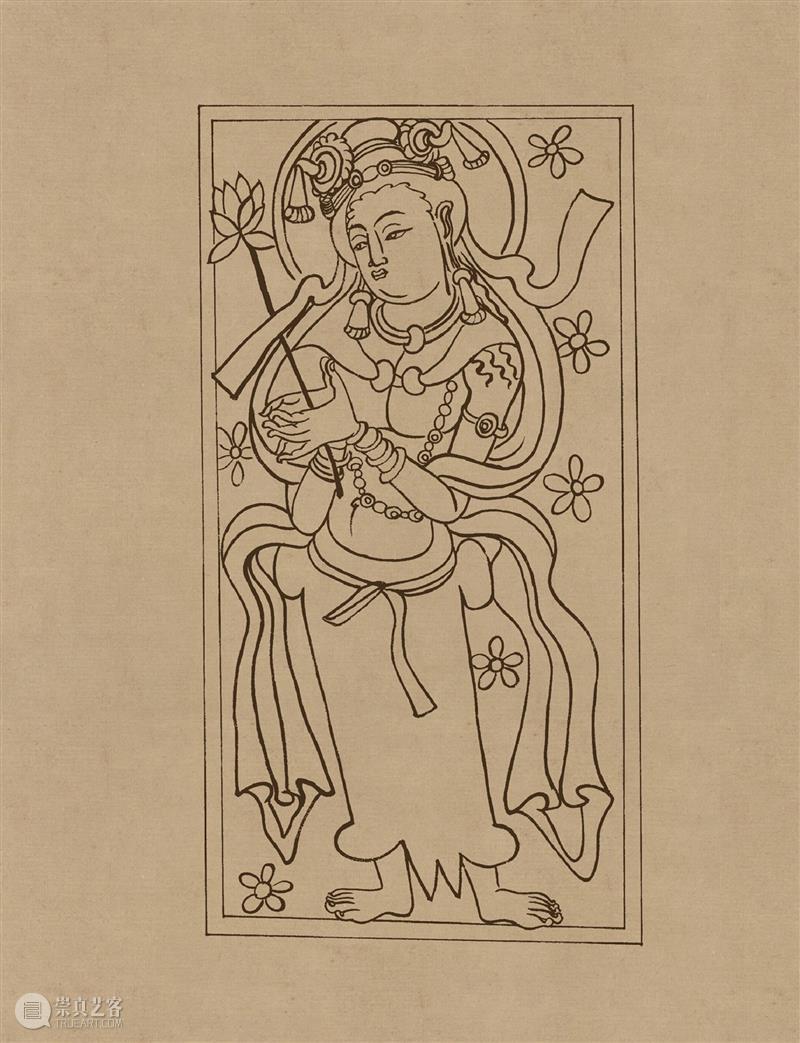 图集丨莫高窟石窟线描稿200图  中国舞台美术学会 崇真艺客