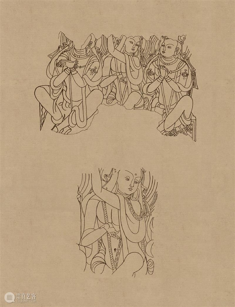 图集丨莫高窟石窟线描稿200图  中国舞台美术学会 崇真艺客