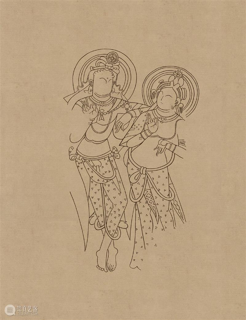 图集丨莫高窟石窟线描稿200图  中国舞台美术学会 崇真艺客