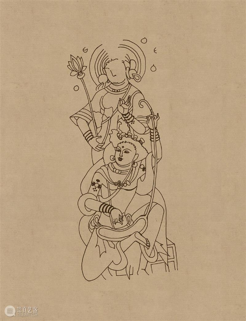 图集丨莫高窟石窟线描稿200图  中国舞台美术学会 崇真艺客