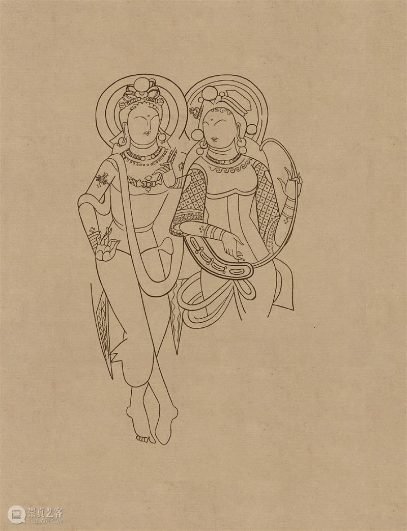 图集丨莫高窟石窟线描稿200图  中国舞台美术学会 崇真艺客