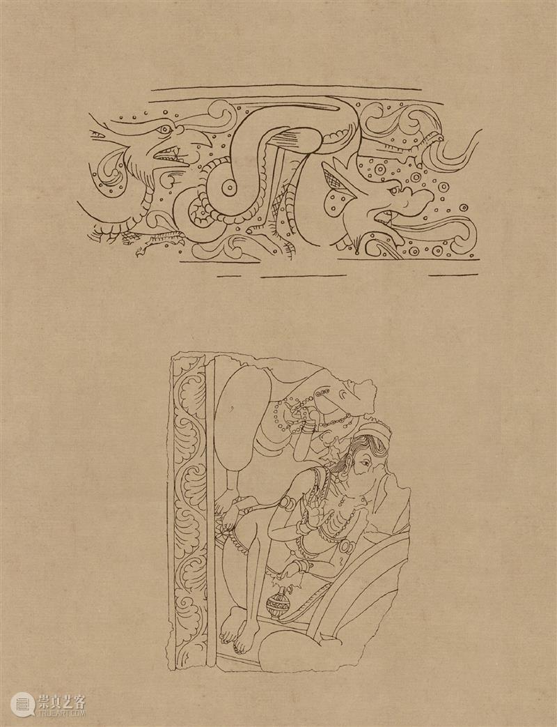 图集丨莫高窟石窟线描稿200图  中国舞台美术学会 崇真艺客