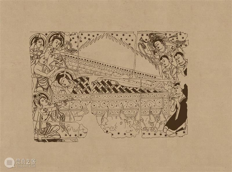 图集丨莫高窟石窟线描稿200图  中国舞台美术学会 崇真艺客