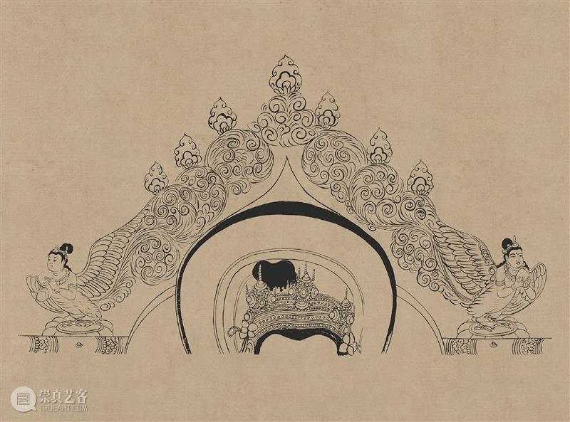 图集丨莫高窟石窟线描稿200图  中国舞台美术学会 崇真艺客