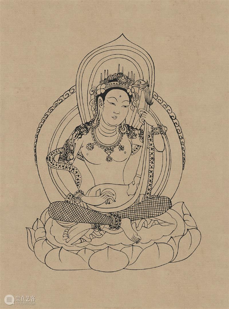 图集丨莫高窟石窟线描稿200图  中国舞台美术学会 崇真艺客