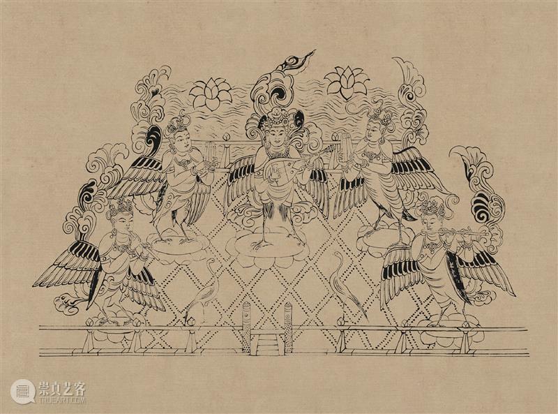 图集丨莫高窟石窟线描稿200图  中国舞台美术学会 崇真艺客