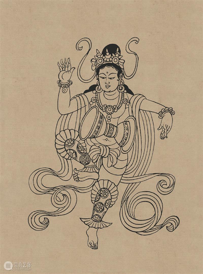 图集丨莫高窟石窟线描稿200图  中国舞台美术学会 崇真艺客