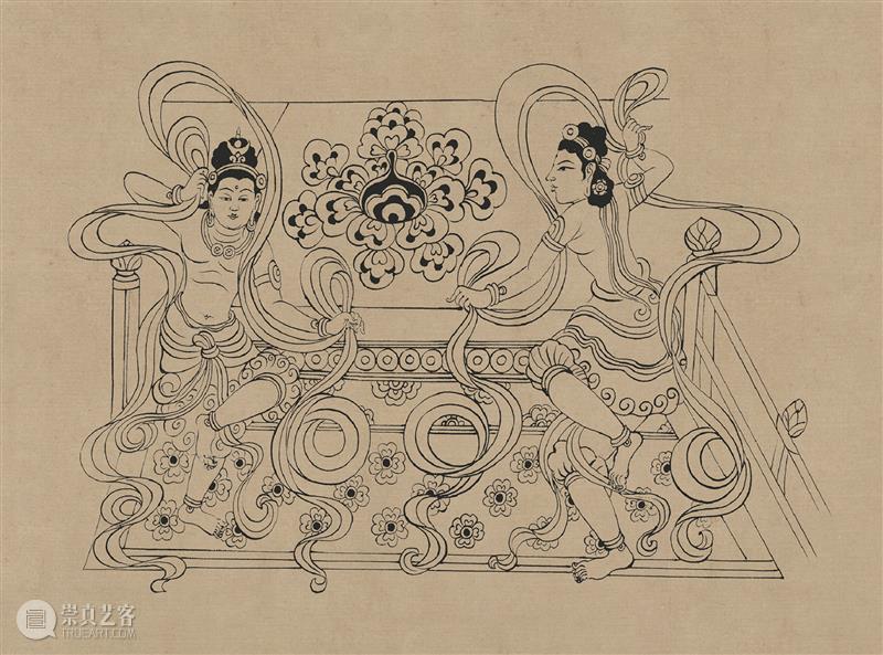 图集丨莫高窟石窟线描稿200图  中国舞台美术学会 崇真艺客