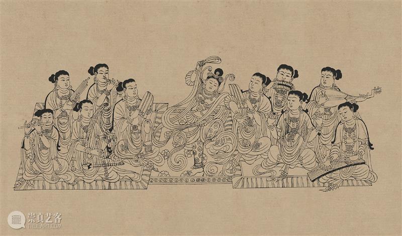 图集丨莫高窟石窟线描稿200图  中国舞台美术学会 崇真艺客