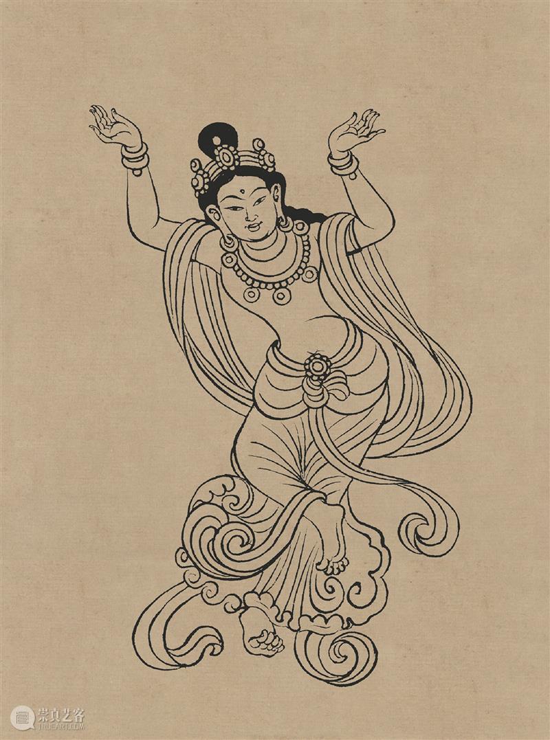 图集丨莫高窟石窟线描稿200图  中国舞台美术学会 崇真艺客