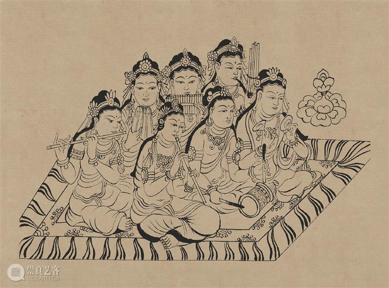 图集丨莫高窟石窟线描稿200图  中国舞台美术学会 崇真艺客