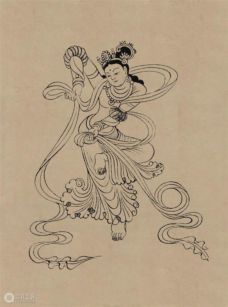 图集丨莫高窟石窟线描稿200图  中国舞台美术学会 崇真艺客