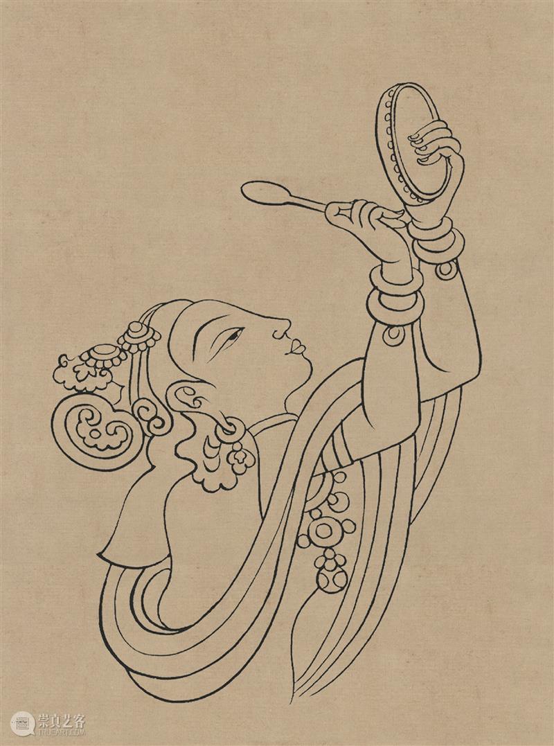 图集丨莫高窟石窟线描稿200图  中国舞台美术学会 崇真艺客