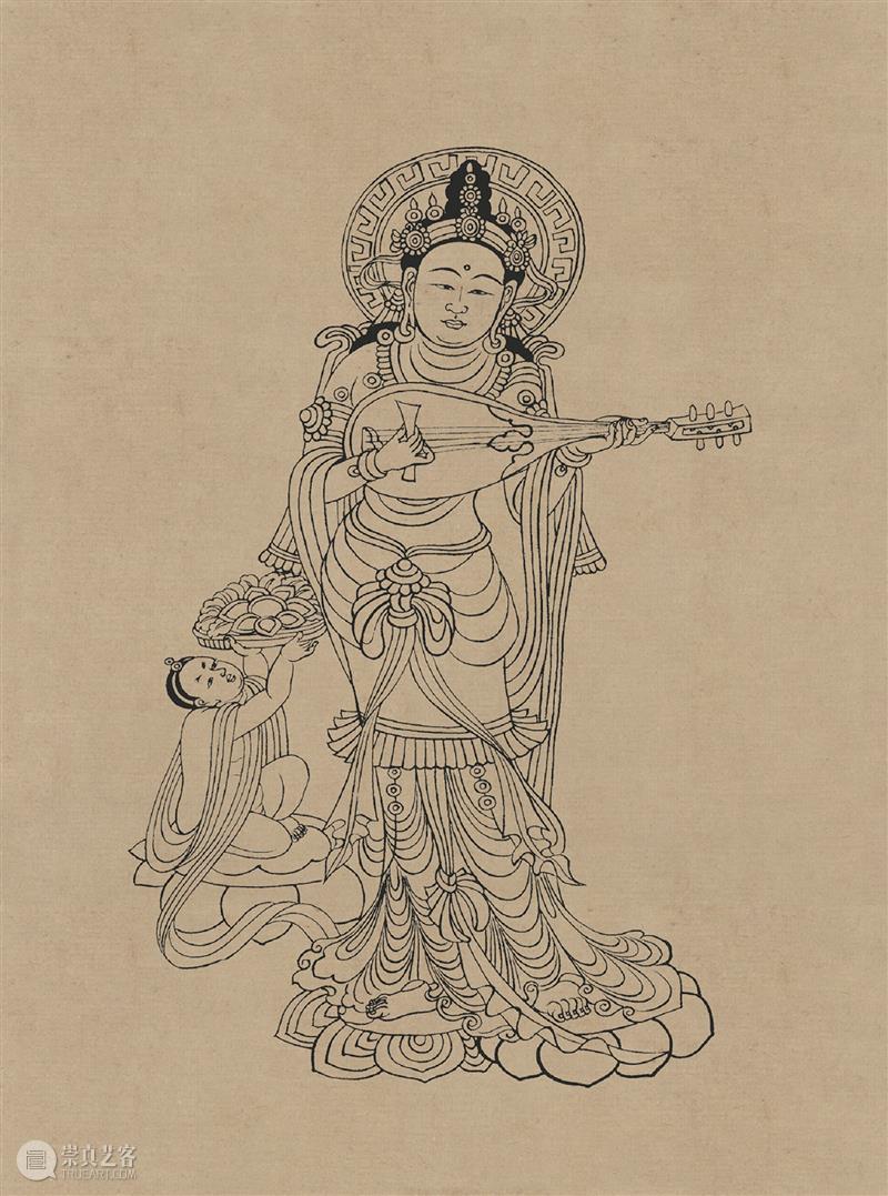 图集丨莫高窟石窟线描稿200图  中国舞台美术学会 崇真艺客