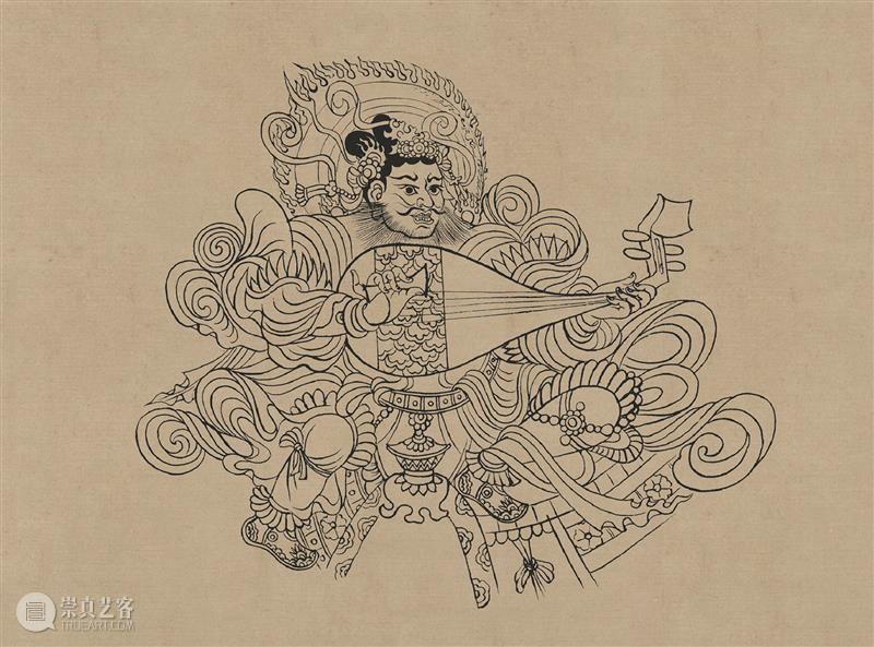 图集丨莫高窟石窟线描稿200图  中国舞台美术学会 崇真艺客