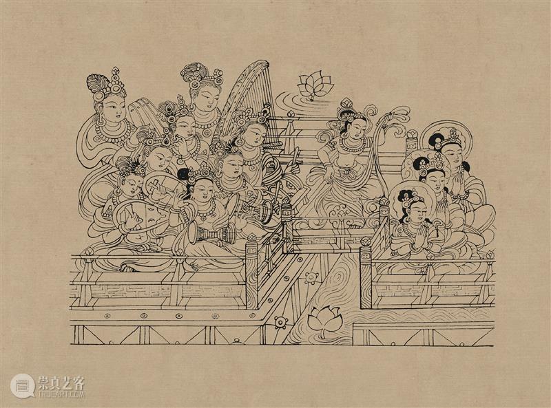 图集丨莫高窟石窟线描稿200图  中国舞台美术学会 崇真艺客