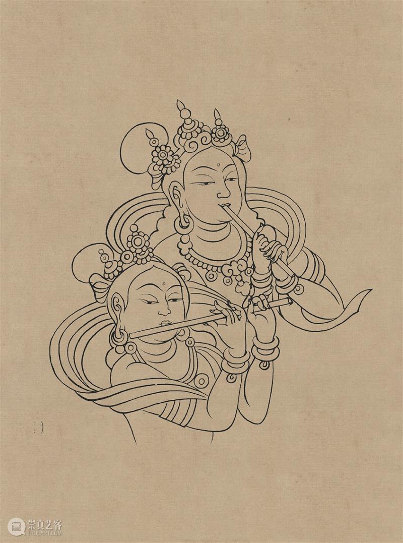 图集丨莫高窟石窟线描稿200图  中国舞台美术学会 崇真艺客