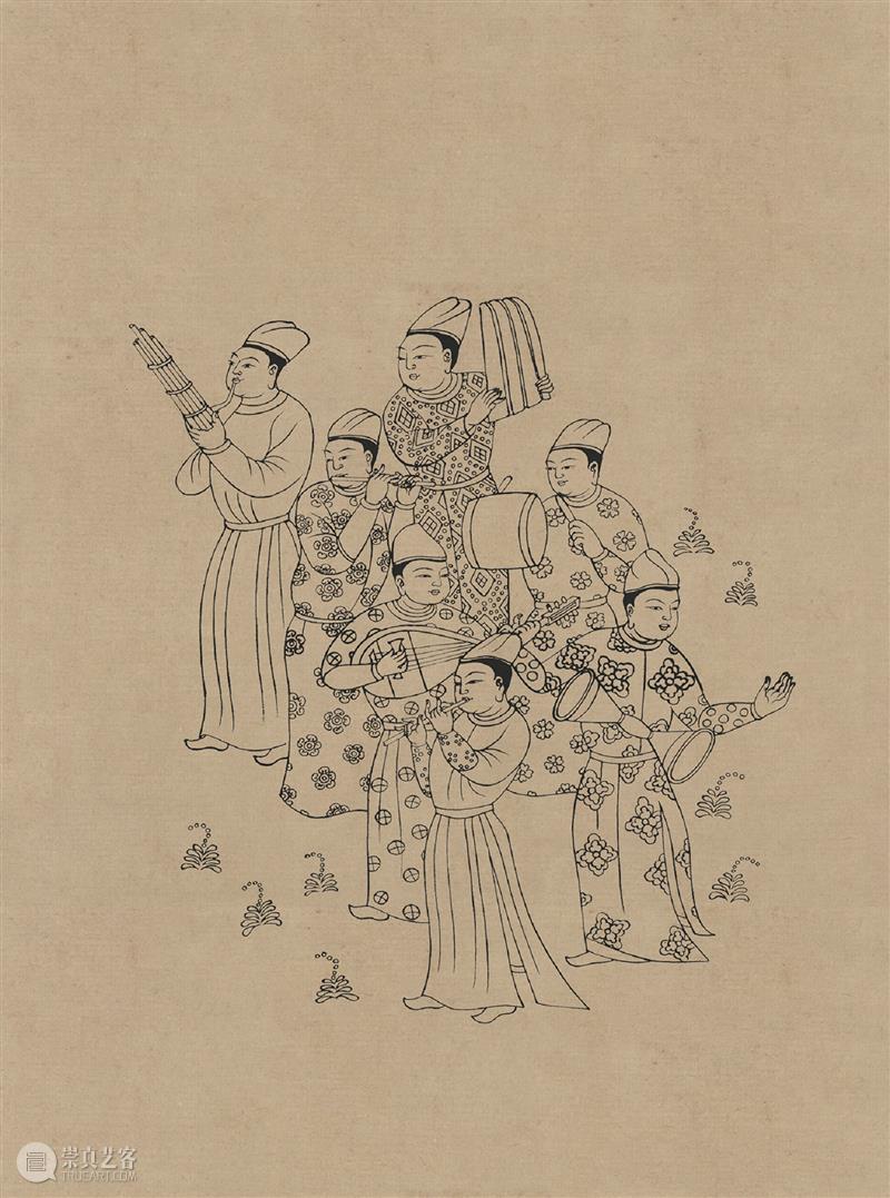 图集丨莫高窟石窟线描稿200图  中国舞台美术学会 崇真艺客