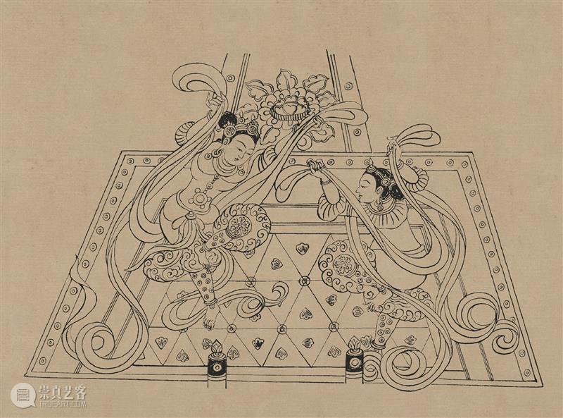 图集丨莫高窟石窟线描稿200图  中国舞台美术学会 崇真艺客